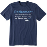 Men's Fish Retirement Defined Short Sleeve Tee