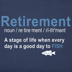 Men's Fish Retirement Defined Short Sleeve Tee
