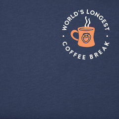 Men's Worlds Longest Coffee Break Short Sleeve Tee