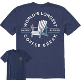 Men's Worlds Longest Coffee Break Short Sleeve Tee