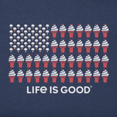 Men's Ice Cream Flag Short Sleeve Tee