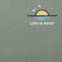 Men's Jake & Rocket Sunset Beach Short Sleeve Tee