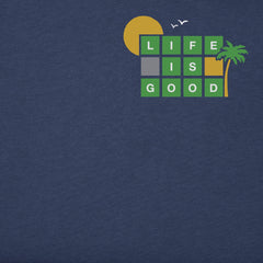 Men's Beach Word Game Short Sleeve Tee