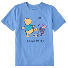 Kids Winnie & P Dance Party Short Sleeve Crusher Tee