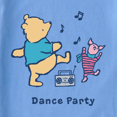 Kids Winnie & P Dance Party Short Sleeve Crusher Tee