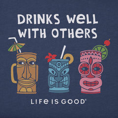 Men's Tiki Drinks Well Short Sleeve Tee