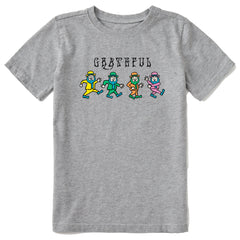 Kids Grateful Leprechauns Short Sleeve Crusher Tee