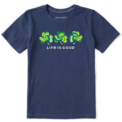 Kids 3 Tie Dye Clovers Short Sleeve Crusher Tee