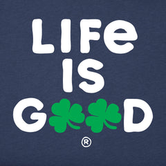 Men's Life is Clover Short Sleeve Crusher Tee