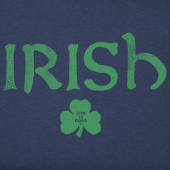 Women's Irish Clover 2 Long Sleeve Crusher Vee