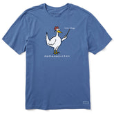 Men's Mathemachicken Short Sleeve Crusher Tee