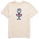 Men's Jake Watermelon Short Sleeve Crusher Tee