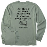Men's E No Sense Long Sleeve Crusher Tee
