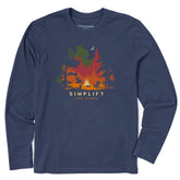 Men's Simplify Campfire Long Sleeve Crusher Tee