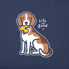 Men's Style Beagle Short Sleeve Crusher Tee