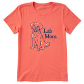Women's Lab Mom Short Sleeve Crusher Tee