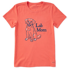 Women's Lab Mom Short Sleeve Crusher Tee