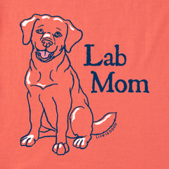 Women's Lab Mom Short Sleeve Crusher Tee