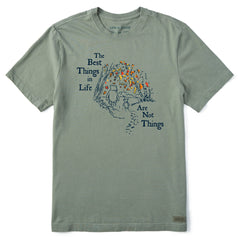 Men's Winnie Best Things Foliage Short Sleeve Crusher Tee