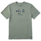 Men's Jake Football Flay Short Sleeve Tee