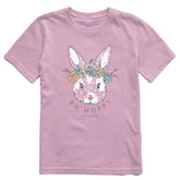 Kids Be Hoppy Flower Crown Short Sleeve Crusher Tee