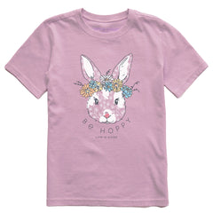 Kids Be Hoppy Flower Crown Short Sleeve Crusher Tee