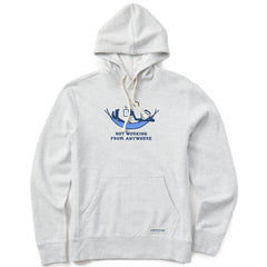Men's Not Working Hammock Simply True Fleece Hoodie