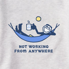 Men's Not Working Hammock Simply True Fleece Hoodie