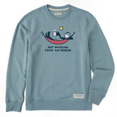Men's Not Working Hammock Simply True Fleece Crew
