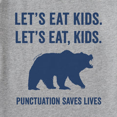Men's Let's Eat, Kids Long Sleeve Crusher Tee