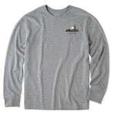 Men's Evergreen Silhouette Long Sleeve Crusher Tee
