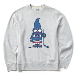Men's Hockey Gnome Simply True Fleece Crew