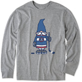 Men's Hockey Gnome Long Sleeve Crusher Tee
