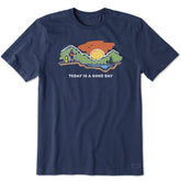 Men's Today is a Good Day Mountain Hike Short Sleeve Tee