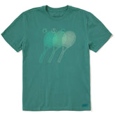 Men's Tennis Fade Short Sleeve Crusher Tee