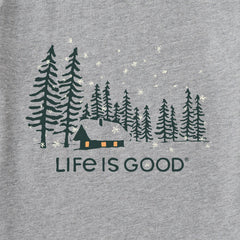 Men's Snowy Evening Short Sleeve Crusher Tee