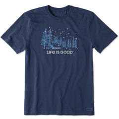 Men's Snowy Evening Short Sleeve Crusher Tee