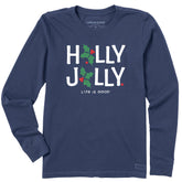 Women's Holly Jolly Long Sleeve Crusher Tee