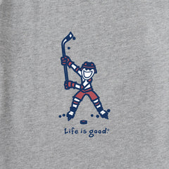 Men's Jake Hockey Swing Long Sleeve Crusher Tee
