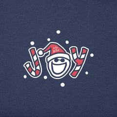 Men's Joy Santa Jake Long Sleeve Crusher Tee