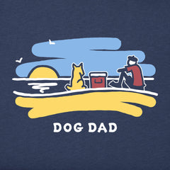 Men's Jake Beach Dog Dad Short Sleeve Tee