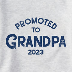 Men's Promoted to Grandpa 2023 Simply True Fleece Hoodie
