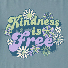 Men's Kindness is Free Daisies Simply True Crew