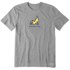 Men's Rocket Downward Dog Short Sleeve Crusher Tee
