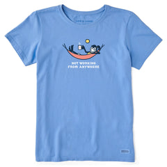 Women's Jackie Not Working From Anywhere Short Sleeve Tee