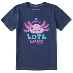 Kids Whole Lotl Love Short Sleeve Crusher Tee