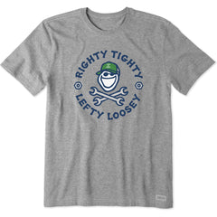 Men's Righty Tighty Lefty Loosey Short Sleeve Crusher Tee