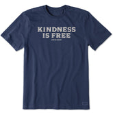 Men's Kindness is Free Woodcut Short Sleeve Tee