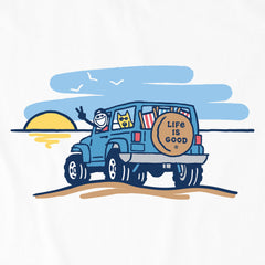 Men's Jake and Rocket Beach 4x4 Long Sleeve Crusher Tee