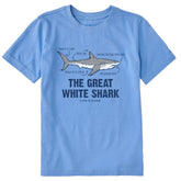 Kids The Great White Shark Short Sleeve Crusher Tee